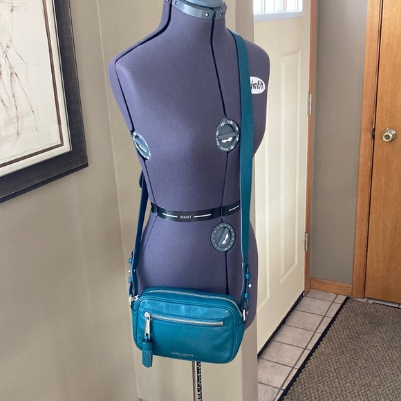 Marc Jacobs Zoom bag, rare discontinued color Deep Sea! - Picture 2 of 12